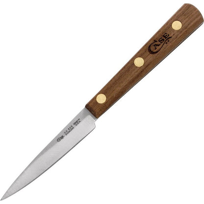 Case 07320 3 Inch Clip Point Blade Paring Knife with Solid Walnut Handle
