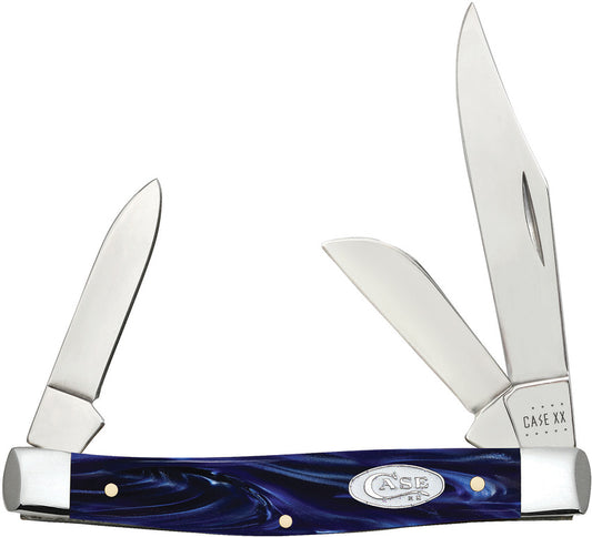 Case Cutlery Stockman Blue Pearl 23442