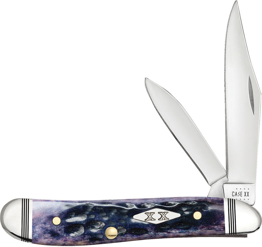 Case Cutlery Peanut Purple Bone 31623