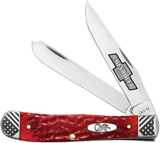 Case Cutlery Chevrolet Trapper Dark Red 33702