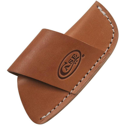 Case 50232 Side Draw Belt Sheath with Brown Leather Construction - Large
