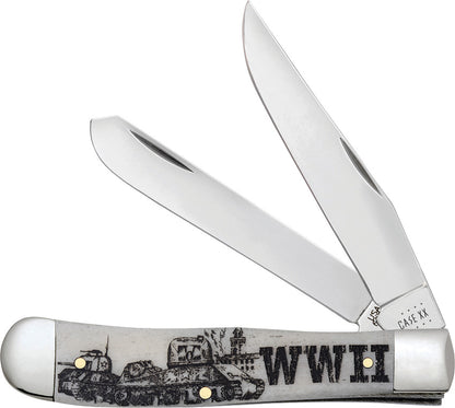 Case 50950 WWII Trapper Natural Bone
