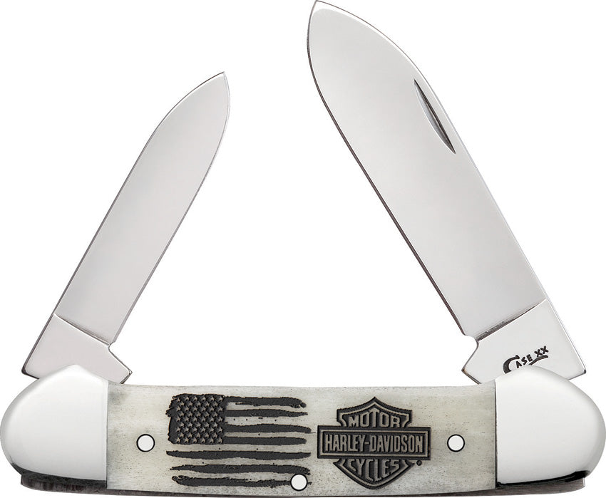 Case Cutlery Harley Davidson Canoe 52217