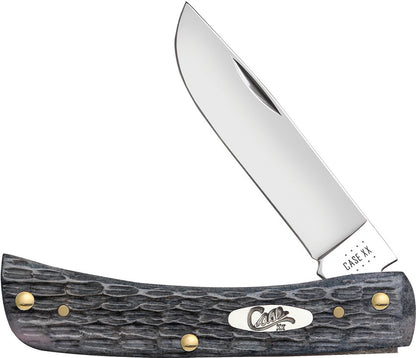 Case Sod Buster Jr Pocket Worn Grey Bone, Crandall Jig, 58412 CV pocket knife
