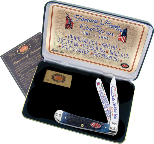 Case Cutlery Famous Battles of Civil War CAT-FB/BPB