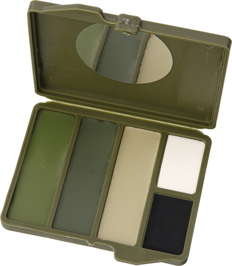 Camouflage Face Paint Woodland 5 Color Compact 4500 (CARD+BLISTER)