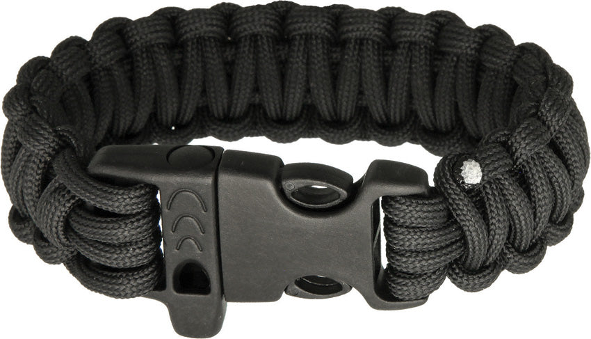 Combat Ready Survival Bracelet Black SD BLACK / CBR361