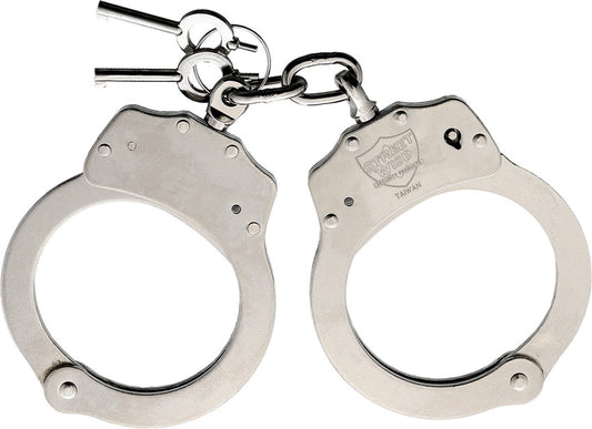 Streetwise Products Nickel Plated Steel Handcuffs SWNPSSH