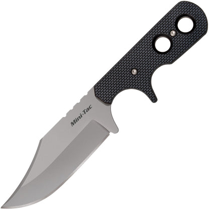 Cold Steel Mini Tac Bowie 49HCF tactical knife with ergonomic grip and bowie-style stainless steel blade