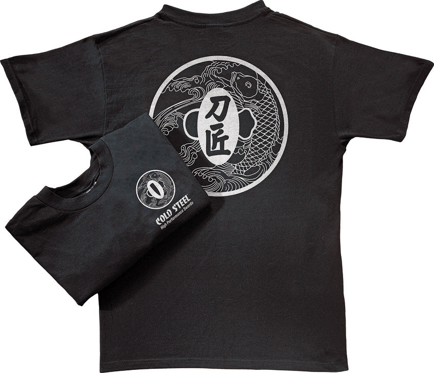 Cold Steel Master Bladesmith T-Shirt in large size with TG2 logo