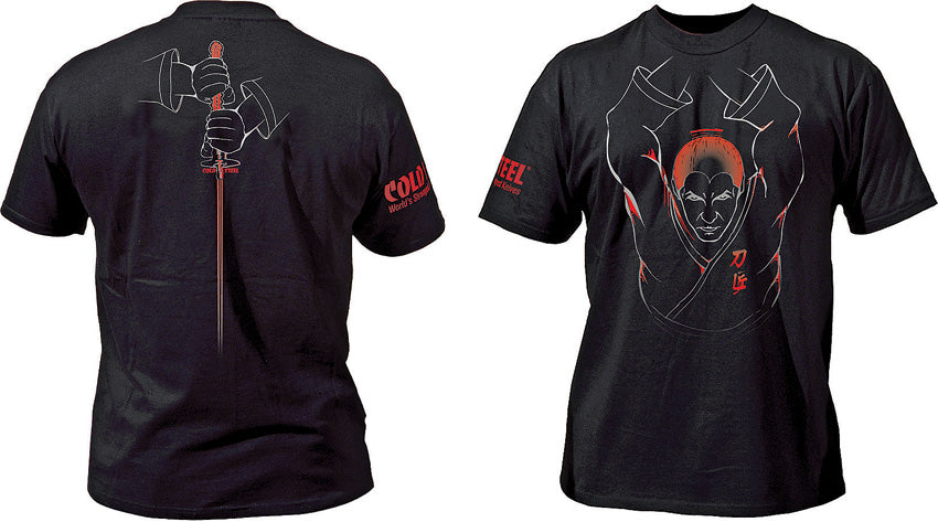 Cold Steel black Samurai T-Shirt Medium TH1