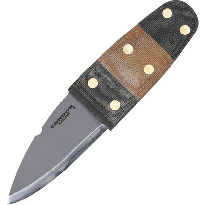 Condor Primitive Bush Dagger CTK3923-2.6HC Bead Blasted 1075, Micarta, bushcraft knife
