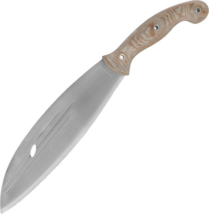 Condor 392499 Primitive Bush Mondo Steel Blade Knife with Natural Canvas Micarta Handle
