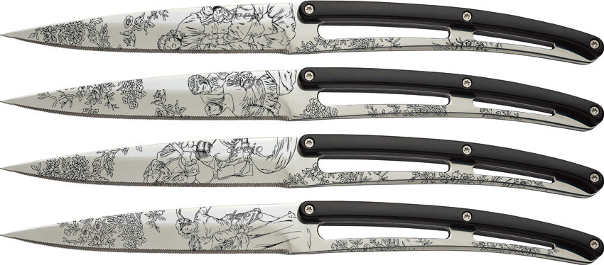 Deejo Steak Bistro Knife Set Toile 4AP000011