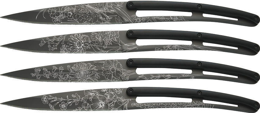 Deejo Bistro Steak Knife Set Blossom 4FP000010