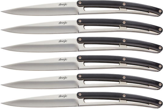 Deejo Steak Knife Set Ebony 6AB000004