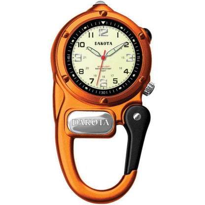 Dakota Watch Company Mini Clip Microlight Watch Orange - shop now at Mjoutdoorsgear UK