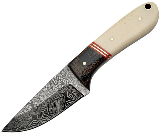 Damascus Hunter Bone Handle DM1088