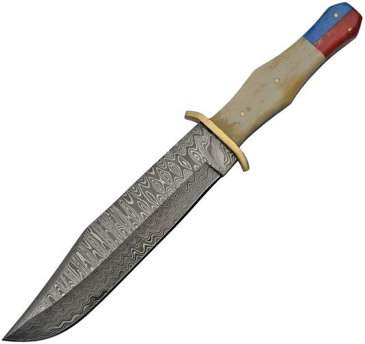 Damascus American Flag Bowie DM-1150