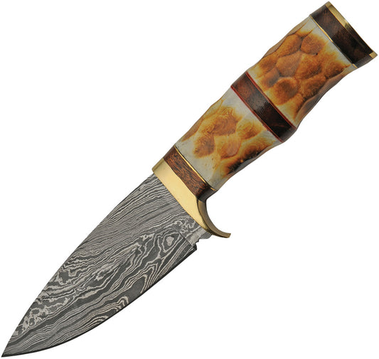 Damascus Burnt Hunter DM-1254