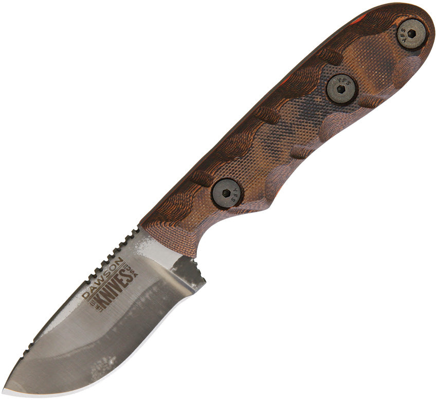 Dawson Knives Field Guide Fixed Blade Orange FIELD GUIDE BLK ORANGE
