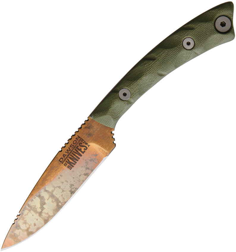 Dawson Knives Angler OD Green 696302763660