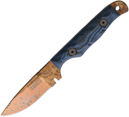 Dawson Knives Handyman Fixed Blade Blue HANDY MAN BLACK BLUE
