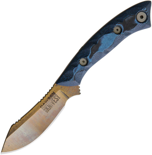 Dawson Knives Snakebite Fixed Blade Blue SNAKEBITE BLUE BLACK