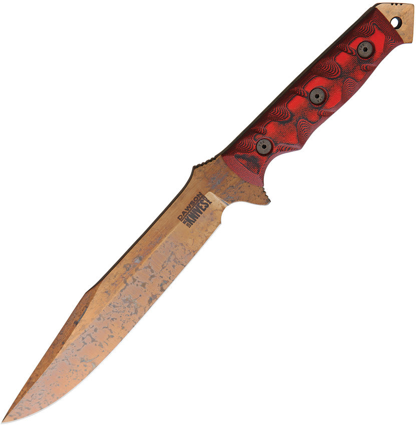 Dawson Knives Mojave 7 Red MOJAVE 7 RED AND BLACK