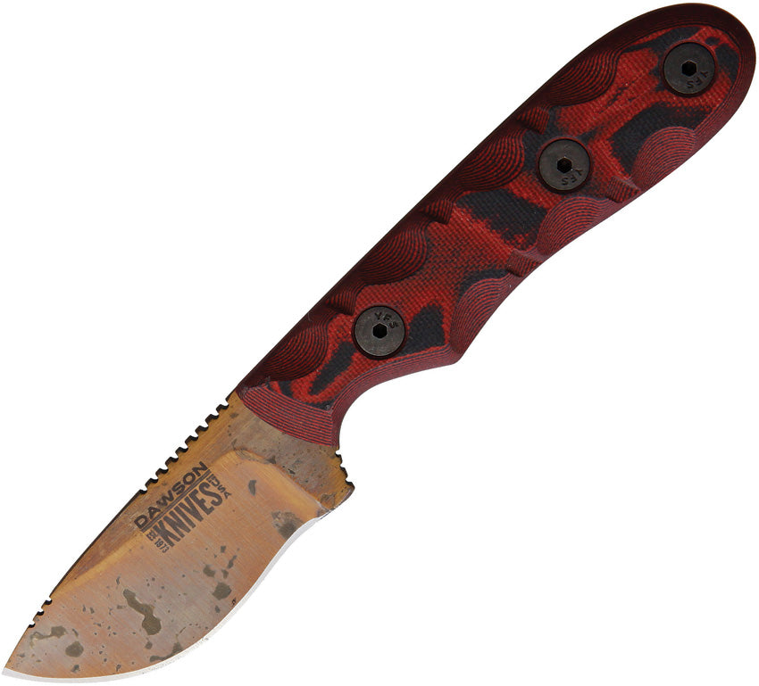 Dawson Knives Field Guide Red and Black 696302764308