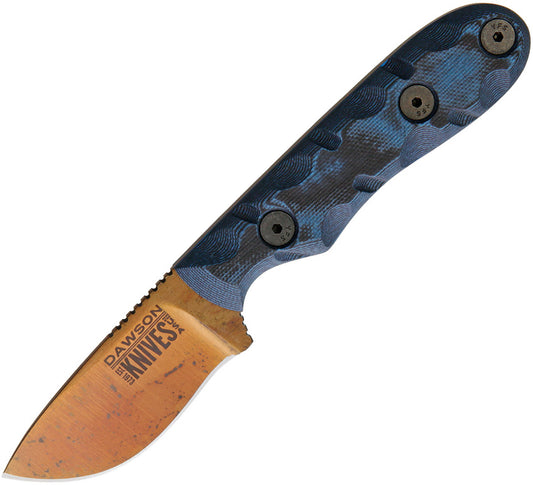 Dawson Knives Field Guide Fixed Blade Blue FIELD GUIDE BLUE BLACK
