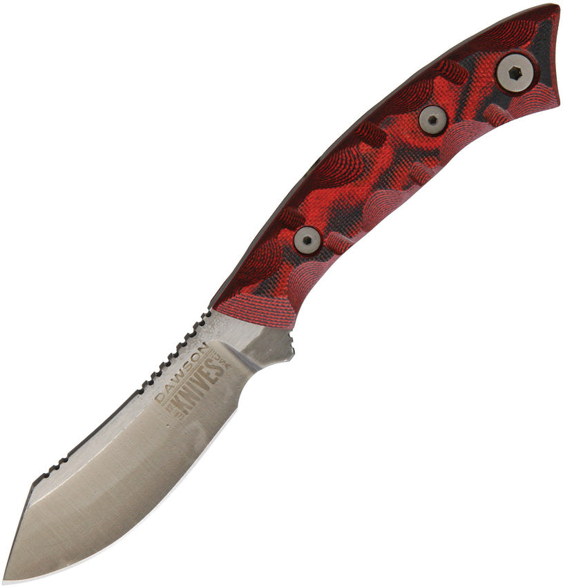 Dawson Knives Snakebite Fixed Blade Red SNAKEBITE BLACK RED H