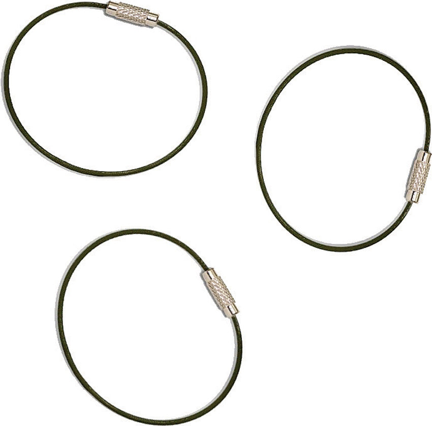 Everyman Cable Key Rings 3 Pack 004EMCKC