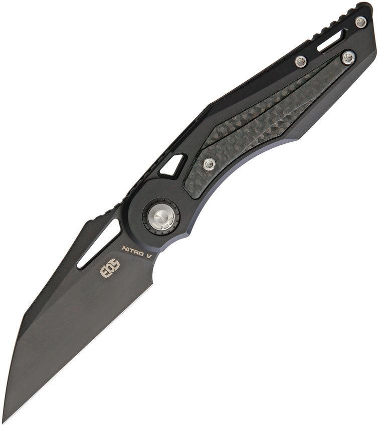 EOS Urchin Friction Folder Black NITRO V BLACK HANDLES BLACK BL