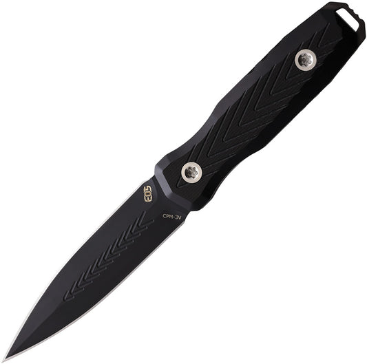 EOS Mini Thresher Fixed Blade EOS098 BLACLOUT KNUCK