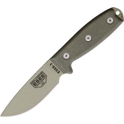ESEE Model 3 Desert Tan Blade ES-3PM-DT