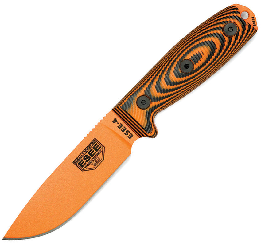 ESEE Model 4 3D Fixed Blade Orange 4POR-006