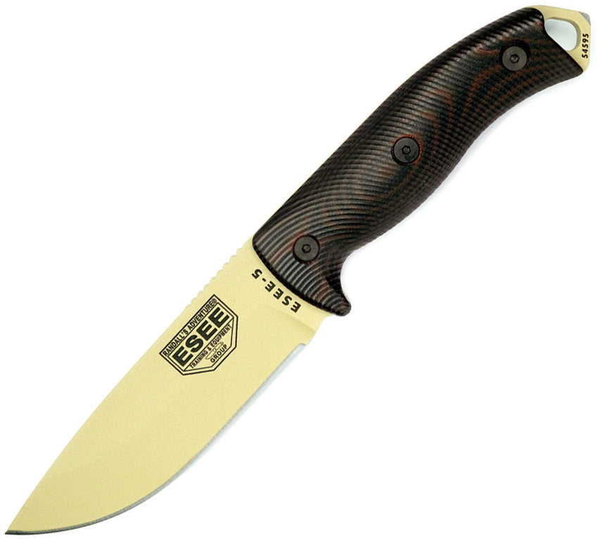 ESEE Model 5 Fixed Blade Tan 5PDT-004