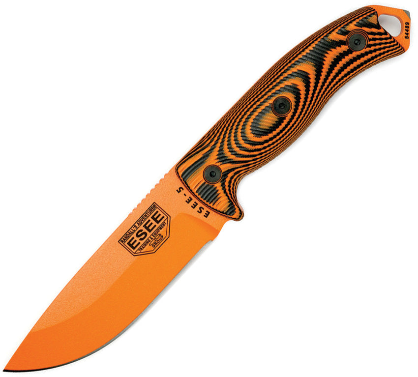 ESEE Model 5 Fixed Blade Orange 5POR-006