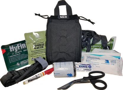 Elite First Aid Kits 145BK Black Patrol Trauma Kit – Level 2 Emergency Response Kit