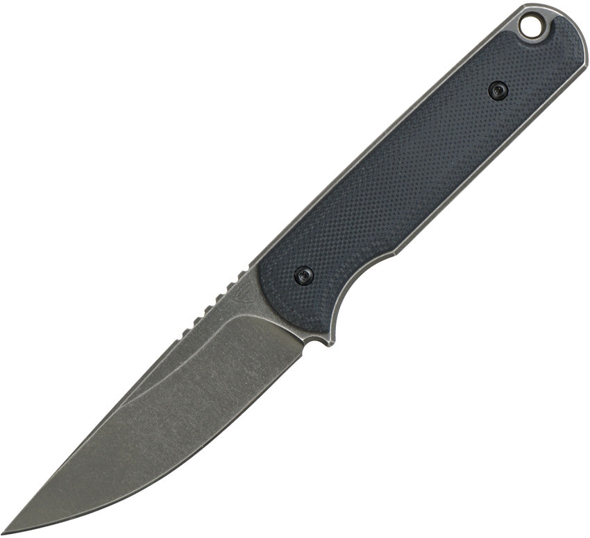 Ferrum Forge Knife Works Lackey Fixed Blade Black LACKEY G10 BLACK D2