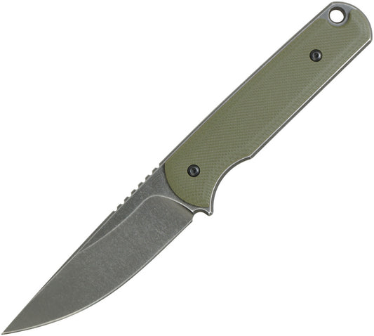 Ferrum Forge Knife Works Lackey Fixed Blade OD LACKEY G10 OD GREEN D2