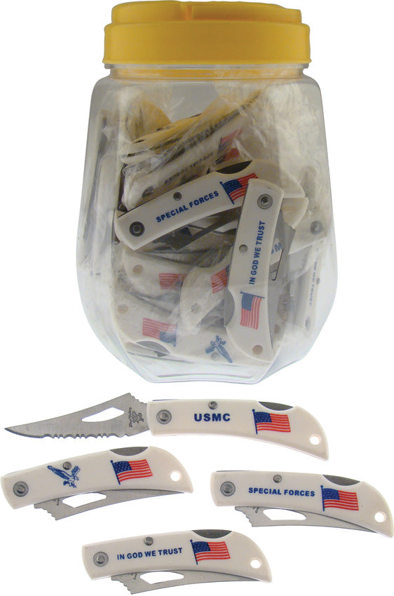 Frost Cutlery 36 Piece Jar American Flag JAR36AM