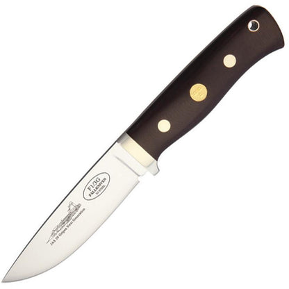 Fällkniven F1L3GMM F1 Jas Next Generation Fixed Blade Knife – 3G Steel, Maroon Micarta Handle