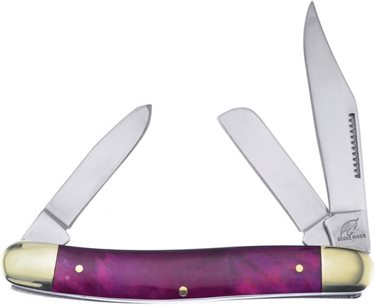 Frost Cutlery Stockman Purple MOP OC-066P/MOP