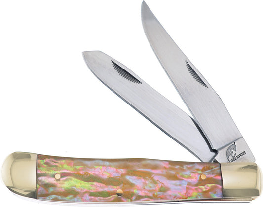 Frost Cutlery Trapper Yellow Pearl OC-108YP