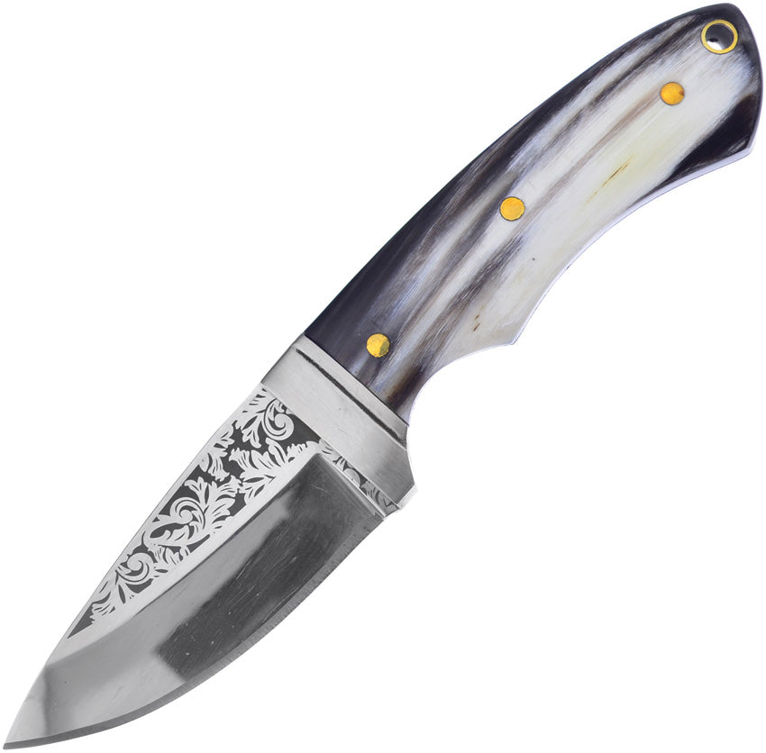 Frost Cutlery Fixed Blade Ox Horn SHP-130OX
