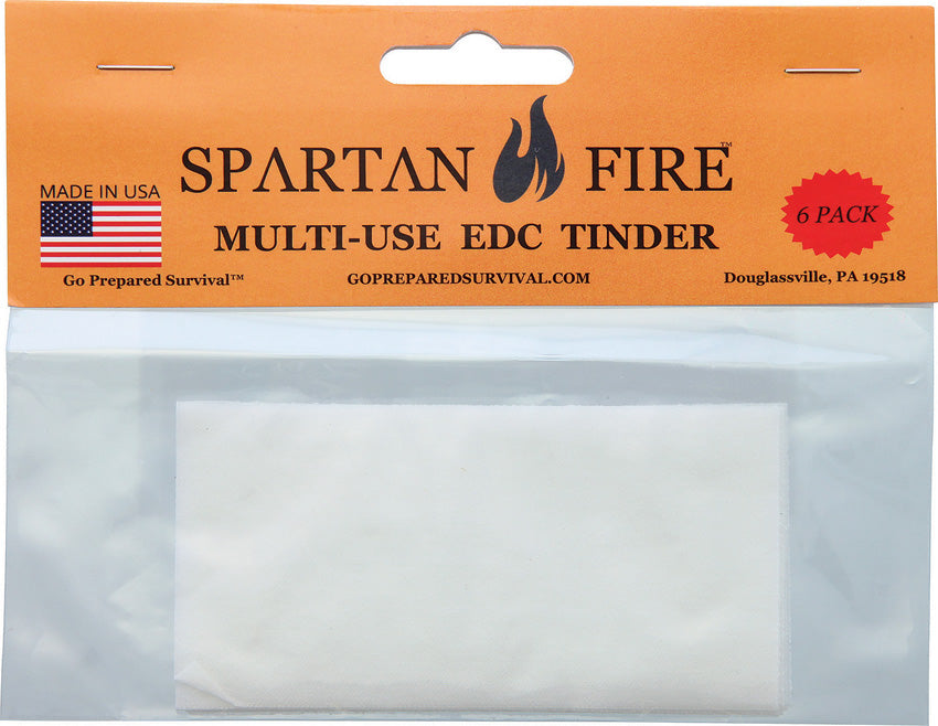 Go Prepared Survival Spartan Fire Multi-Use Tinder SF676