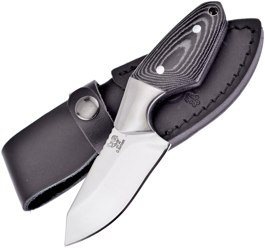 Hen & Rooster Fixed Blade Black Pakkawood HR-013M
