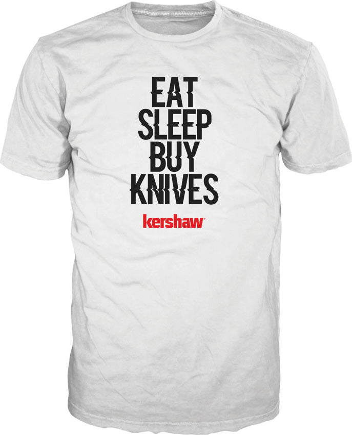 Kershaw Eat Sleep Buy Knives T-Shirt SHIRTKER2021L